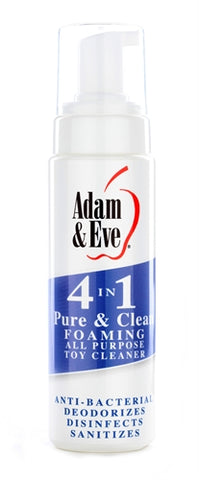 Adam and Eve 4 in 1 Pure and Clean Foaming Toy Cleaner - 8 Oz. AE-LQ-5683-2
