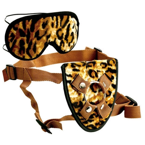 Furplay Harness and Mask Brown Tiger SE1510203