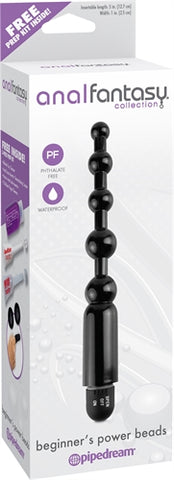 Anal Fantasy Collection Beginners Power Beads - Black PD4657-23
