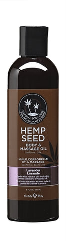 Hemp Seed Massage Oil - 8 Fl. Oz. - Lavender EB-MAS006