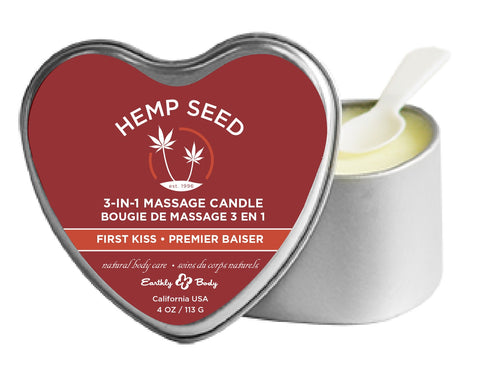3-in-1 First Kiss Suntouched Candle With Hemp EB-HSCV097