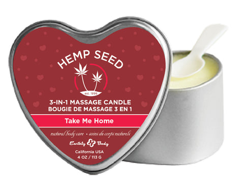 3 - in - 1 Massage Candle - Take Me Home EB-HSCV012