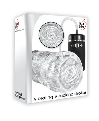 Adam and Eve Vibrating & Sucking Stroker