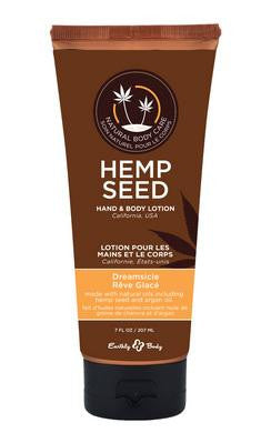 Hemp Seed Hand and Body  Lotion - Dreamsicle -  7 Oz.  Tube