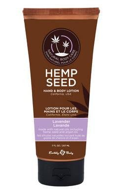Hemp Seed Hand and Body  Lotion - Lavender - 7 Oz.  Tube