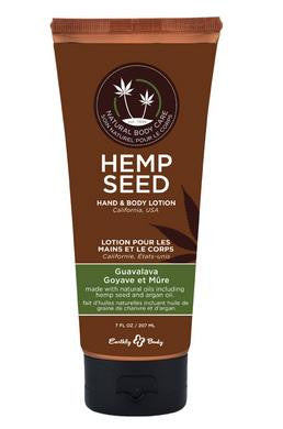 Hemp Seed Hand and Body  Lotion - Guavalava - 7 Oz.  Tube