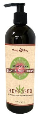 Guavalava Hemp Seed Hand and  Body Lotion - 16 Oz.