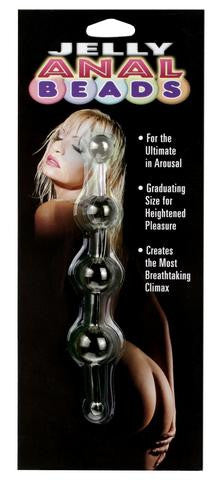 Jelly Anal Beads - Black