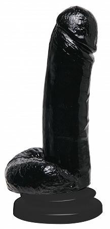 8-inch Suction Cup Dong - Black