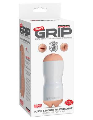 Pipedream Extreme Tight Grip Pussy and Mouth Masturbator