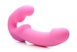 Urge Silicone Strapless Strap on With Remote - Pink