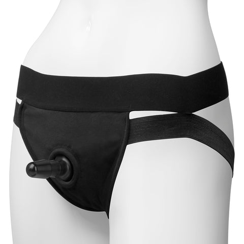 Vac- U- Lock Panty Harness With Plug - Dual Strap - L/ Xl DJ1091-06-BX