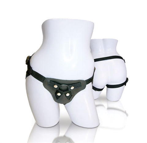 Latigo Leather Strap-on - Black SS696-05