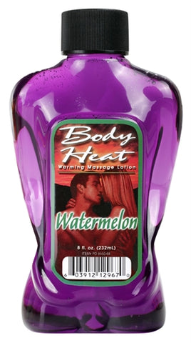 Body Heat Warming Massage Lotion - 8 Fl. Oz. - Watermelon PD9550-68