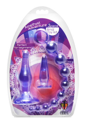 Amethyst Adventure 3 Piece Anal Toy Kit TV-AE541
