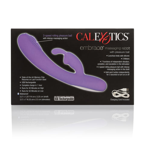 Embrace Massaging Rabbit - Purple SE4609253