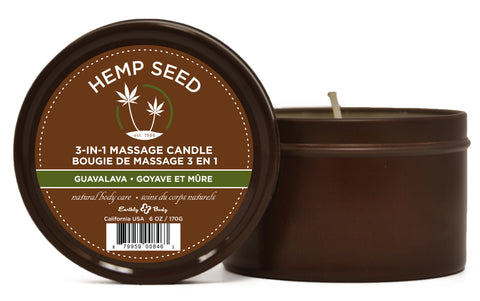3 in 1 Guavalava Suntouched Candle With Hemp - 6.8 Oz. EB-HSC068