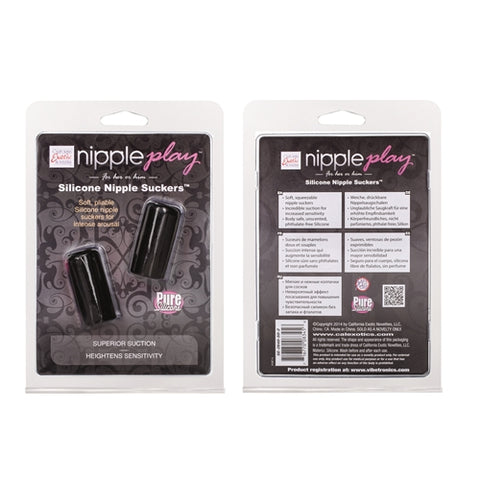 Silicone Nipple Suckers - Black SE2640502