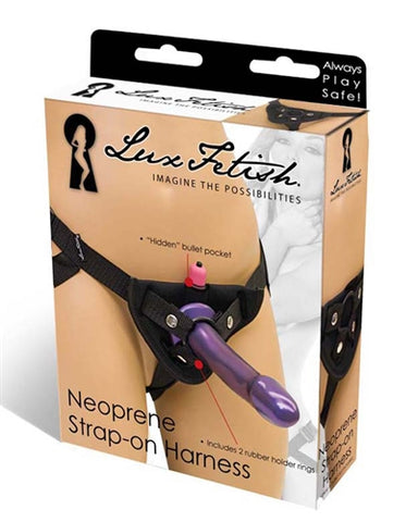 Neoprene Strap-on Harness - Black EL-LF-1337