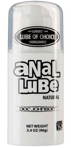 Anal Lube Natural - 3.4 Oz. Airless Pump - Bulk DJ1315-05-BU