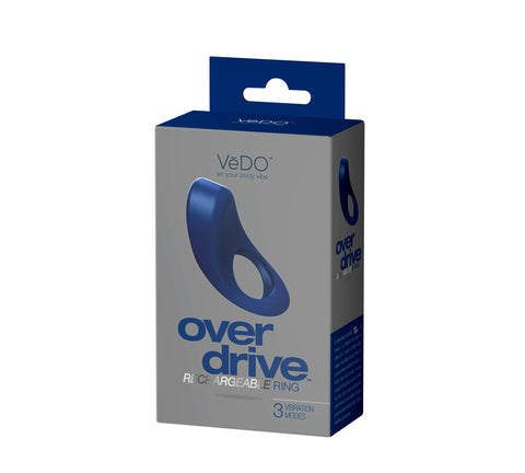 Overdrive Rechargeable Vibrating Ring - Midnight Madness VI-R0406