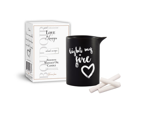 Body Boudoir Love in Luxury Pheromone Massage Oil Candle - Moroccan Fusion - 5.2 Oz. CE1087-09