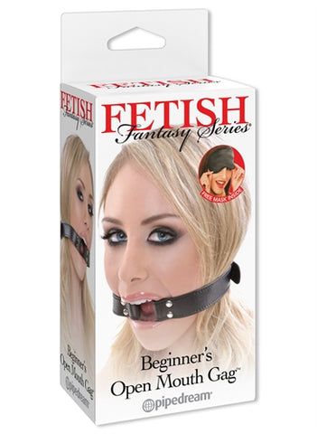 Fetish Fantasy Series Beginners Open Mouth Gag - Black PD2132-23