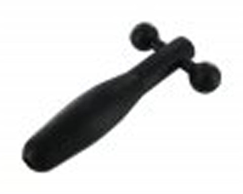 Silicone Cum-Thru Barbell Penis Plug MS-AB945-BX