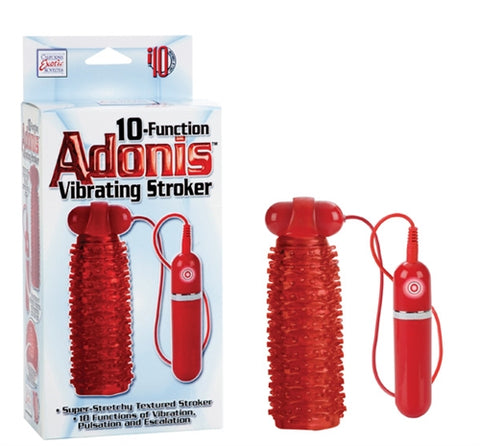 10-Function Adonis Vibrating Stokers - Red SE0970103