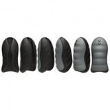 Optimale - Silicone Auto-Heating Stroker - Rechargebale - Vibrating - Black/slate