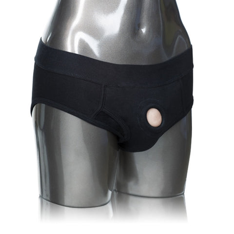 Packer Gear Black Brief Harness - Large-Extra Large SE1575153
