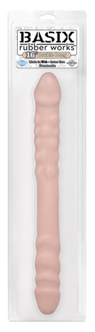 Basix 16 Double Dong Flesh PD4300-21