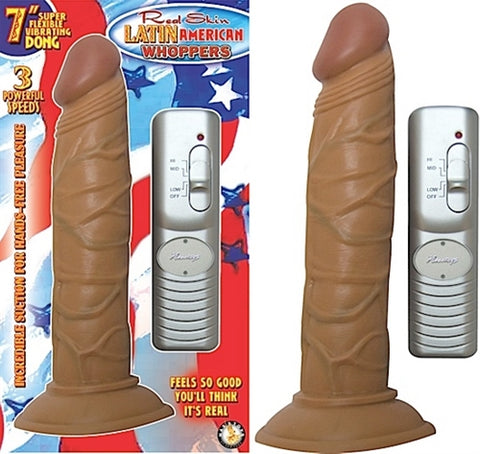 Latin American Whoppers 7in Vibrating Dong NW2304