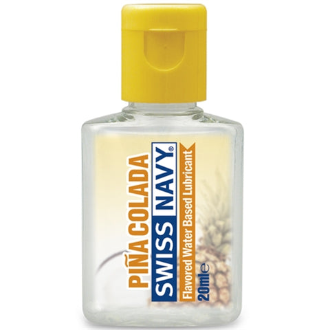 Swiss Navy Flavors Water-Based Lubricant - Pina Colada - 20 ml MD-SNFLAVPCE