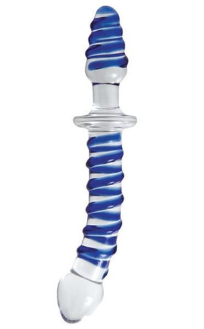Adam and Eve Twisted Love Glass Dildo AE-WB-9353-2