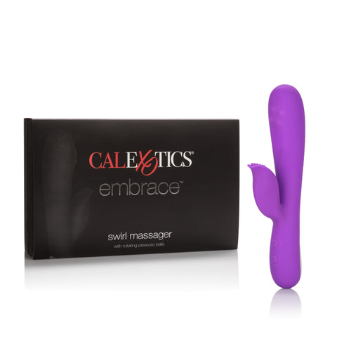 Embrace Swirl Massager - Purple SE4609553