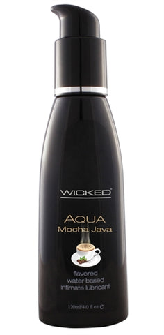 Aqua Mocha Java Flavored Water-Based Lubricant - 4 Oz. WS-90314