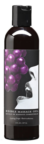 Grape Edible Massage Oil - 8 Oz. EB-MSE007