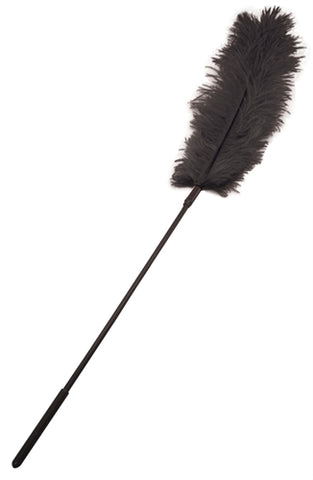 Ostrich Tickler - Black SS700-01