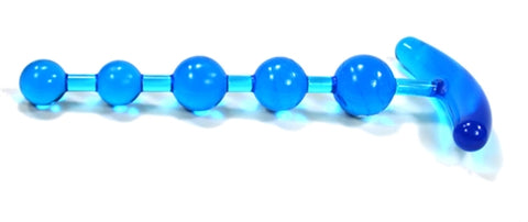 Anchor's Away Blue Anal Beads GT2087-1B