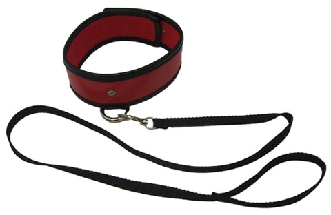Sex and Mischief Red Leash and Collar SS100-49