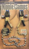 Silver Beaded Nipple Clamps