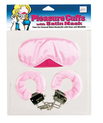 Pleasure Cuffs With Satin Mask SE2742042