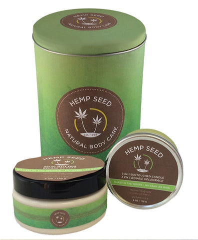 Hemp Seed Holiday Tin - Naked in the Woods EB-HSHT022