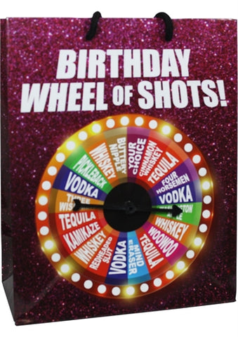 Birthday Wheel of Fortune Spinner Gift Bag K-GBS035
