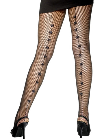 Fishnet Tights With Small Bows - Black Fv-20141 FV-42700