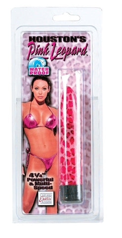 Houstons Pink Leopard Massager 4.5in SE0547102