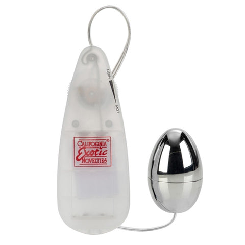 Pocket Exotics Vibrating Silver Egg SE1103052