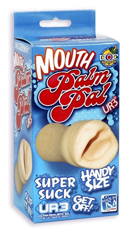 Palm Pal Naturals Ur3 Masturbators - Mouth - White DJ0683-05