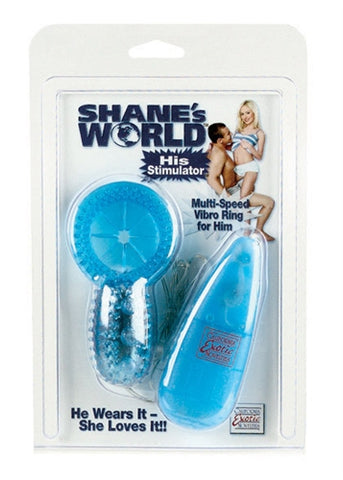 Shanes World  His Vibrating Stimulator Blue SE1102202